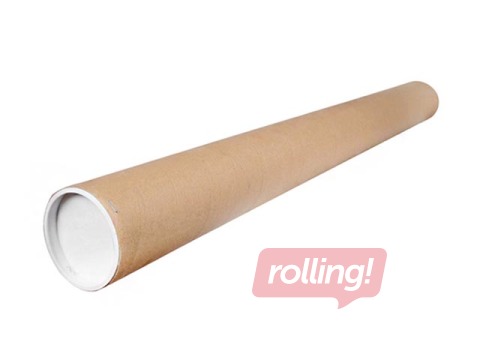 Cilindra tūba 80x2x750 mm +2 plastmasas aizdares