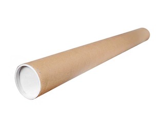 Cilindra tūba 80x2x750 mm +2 plastmasas aizdares
