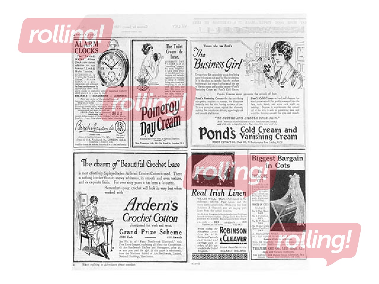 Papīra maisiņi uzkodām Times ar divām atvērtām malām, balti, 160x165mm, 100 gab.