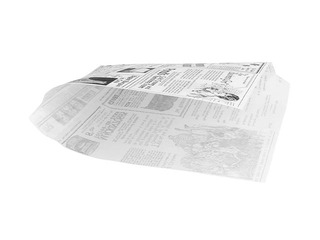Papīra maisiņi uzkodām Times ar divām atvērtām malām, balti, 160x165mm, 100 gab.
