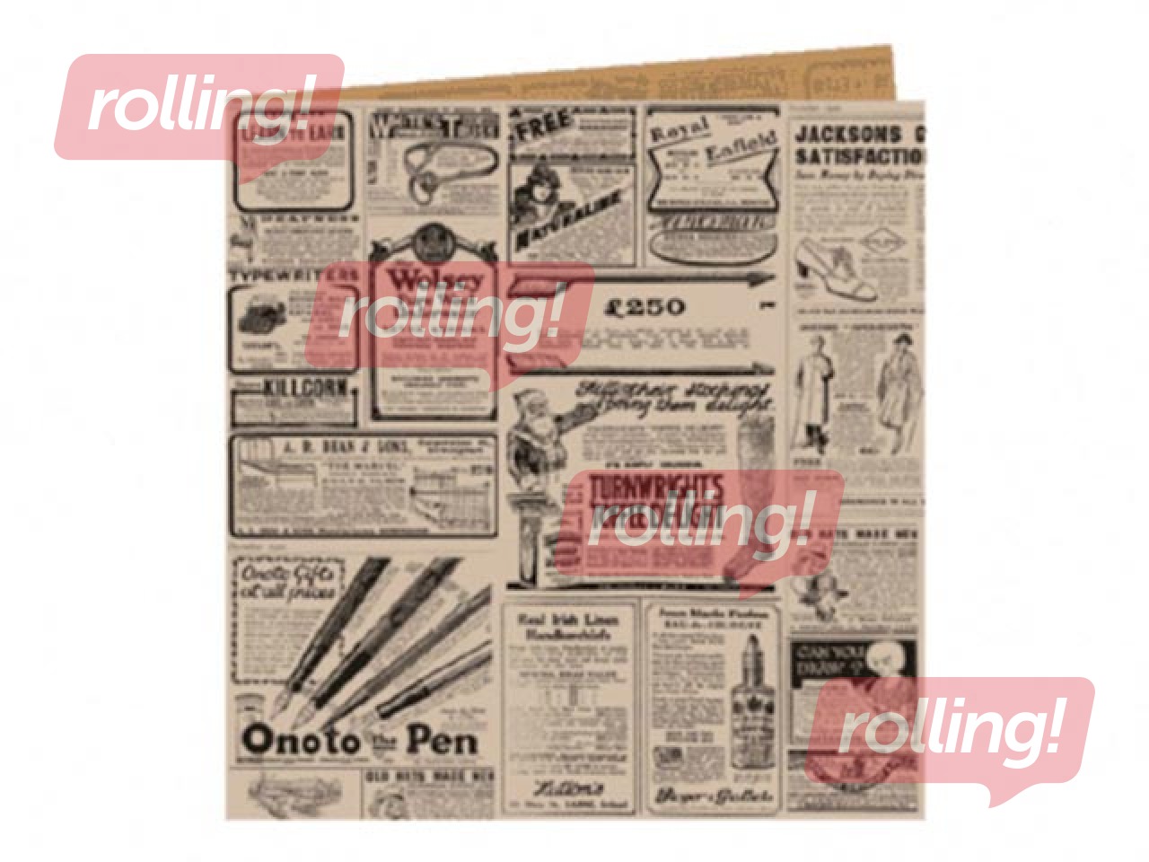 Papīra maisiņi uzkodām Times ar divām atvērtām malām, brūni, 160x165mm, 100 gab.