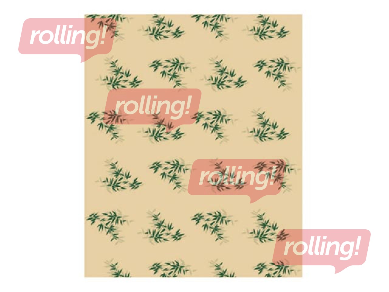 Ietinamais papīrs Feel Green, uzkodām, 31x31cm, 100 loksnes