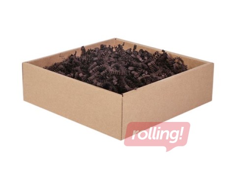 Papīra skaidas 4 mm, 1 kg, tumši brūnas