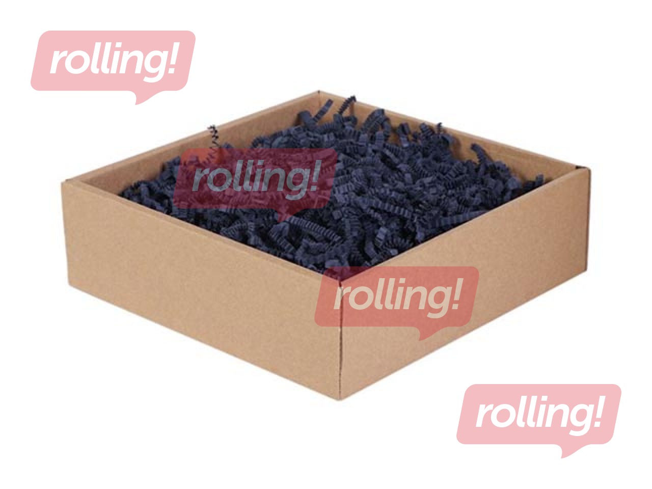 Papīra skaidas 4 mm, 5 kg, tumši zilas