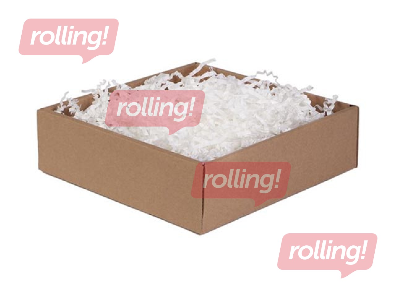 Papīra skaidas 4 mm, 5 kg, baltas