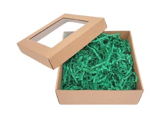 Papīra skaidas, tumši zaļas, 20x20cm, 150g