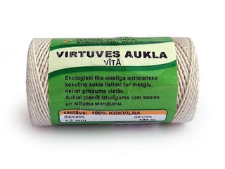 Aukla vīta, kokvilnas Tangente, 1.5 mm, 100 m