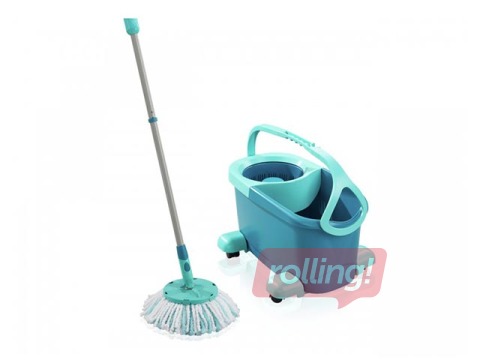 Grīdas uzkopšanas komplekts uz ritenīšiem Leifheit Clean Twist Disc Mop Ergo Mobile
