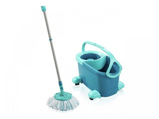 Grīdas uzkopšanas komplekts uz ritenīšiem Leifheit Clean Twist Disc Mop Ergo Mobile
