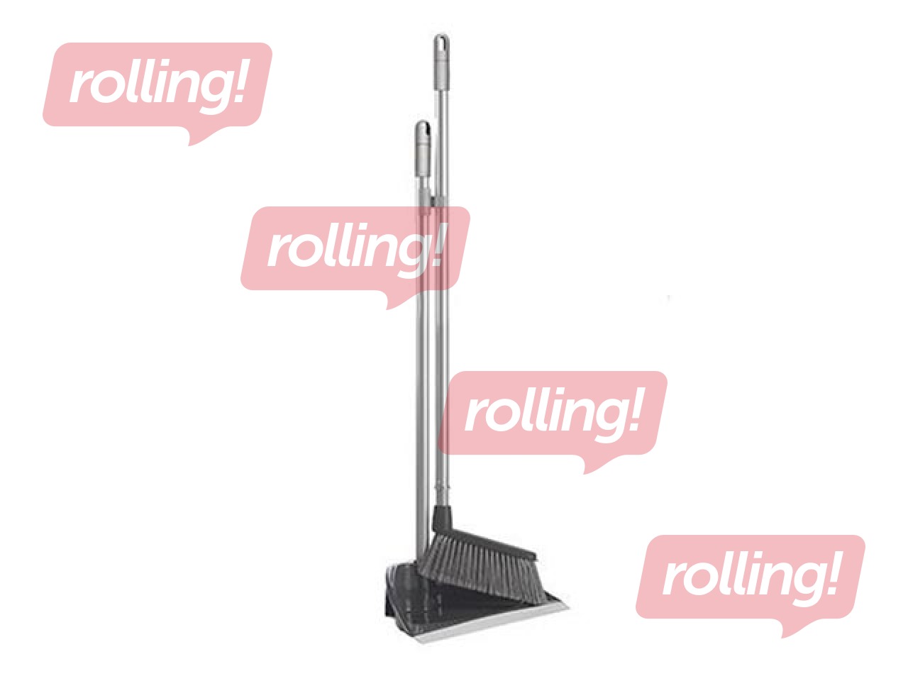 Saslauku liekšķere ar birsti vidēji garā kātā HBC, pelēka