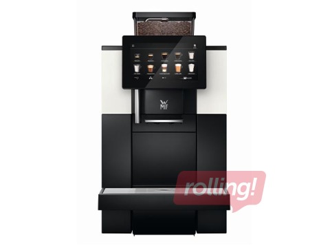 Kafijas aparāts WMF 950 S, melns ar baltiem elementiem