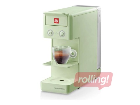 Kapsulu kafijas automāts Illy Y3.3, gaiši zaļš 