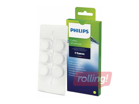 Philips Kafijas eļļas likvidēšanas tabletes CA6704/10, 6 gab