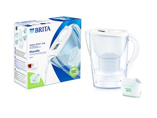 Ūdens filtrakrūze Brita Marella, Mxpro, balta, 2.4l