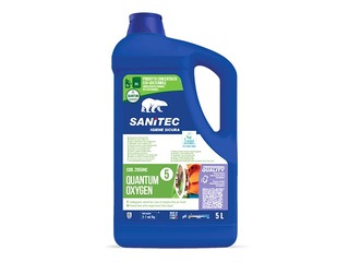Koncentrēts traipu tīrīšanas līdzeklis Sanitec Quantum Oxygen, 5L