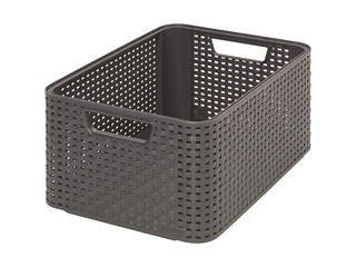 Kaste Style M, 38,6x28,7x17 cm, tumši pelēka