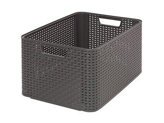Kaste Style L, 43,6x32,6x23 cm, tumši pelēka
