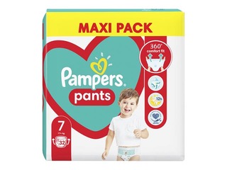 Autiņbiksītes Pampers Maxi Pack 7 (15 + kg) biksītes, 38 gab.