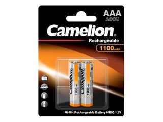 Lādējamās baterijas Camelion Ni-Mh 1100 mAh, AAA, 2 gab.