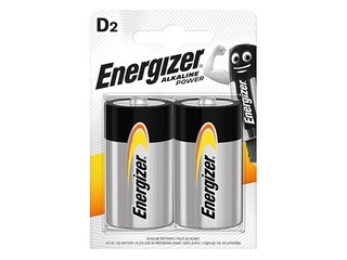 Baterijas Energizer Base Alkaline, D B2,1.5V, 2 gab.