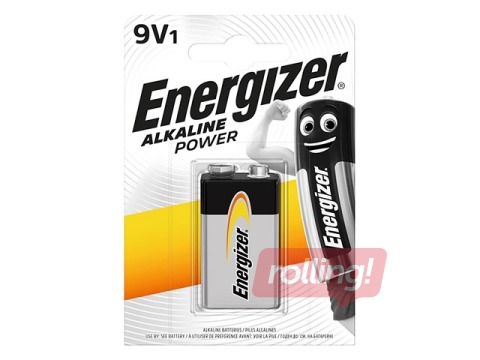 Baterija Energizer Base Alkaline, B1, 9V, 1 gab.