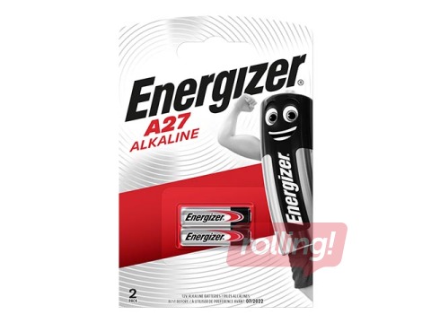 Baterijas Energizer MN 27, B2, 12V, 2 gab.