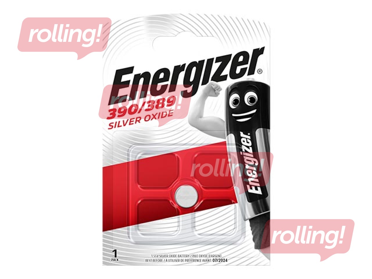 Baterija Energizer D390/389, LR54, 1 gab.