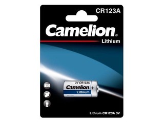 Baterija Camelion CR123A, Lithium, 1 gab.