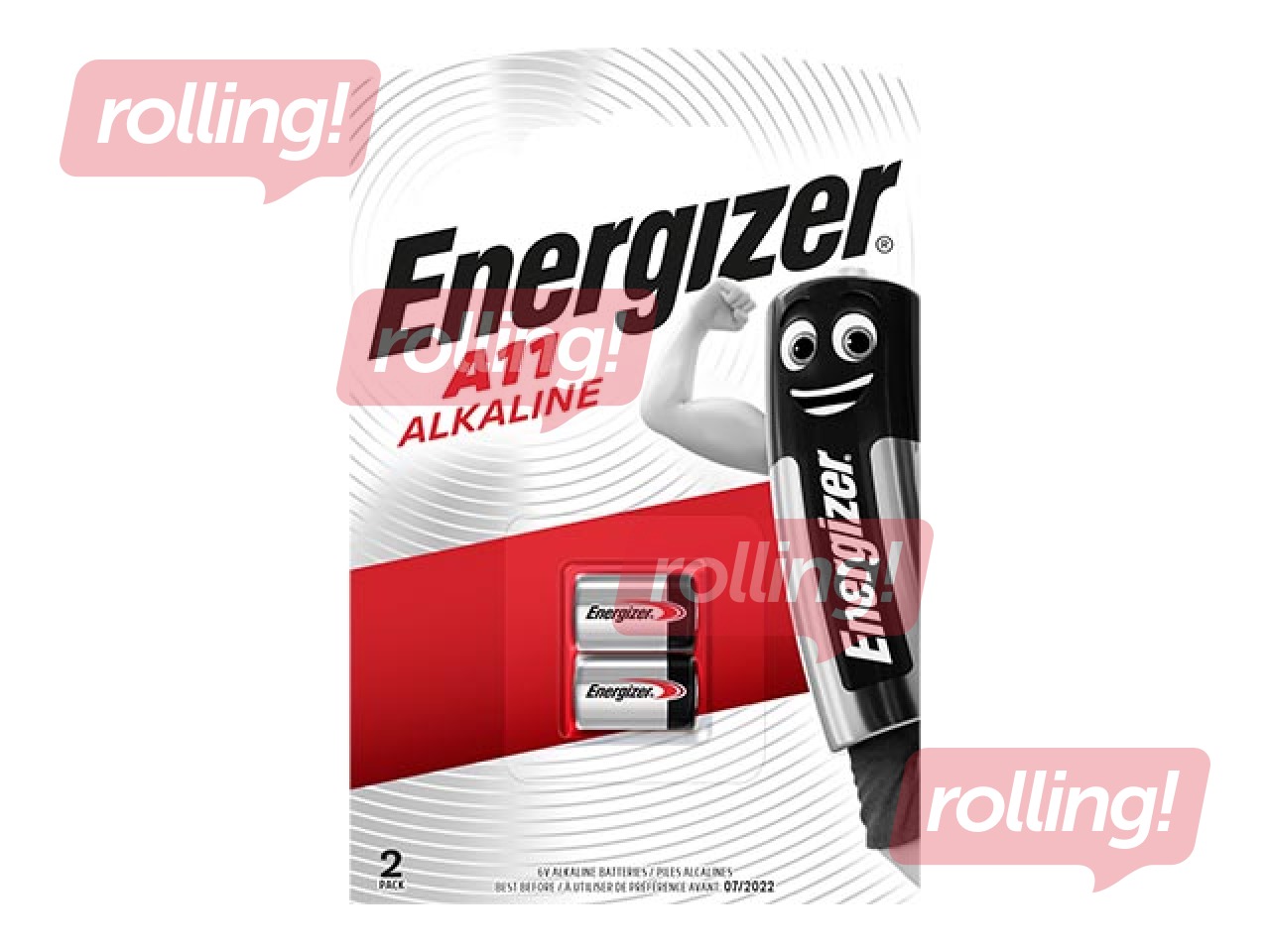 Baterijas Energizer A11, 6V, 2 gab.