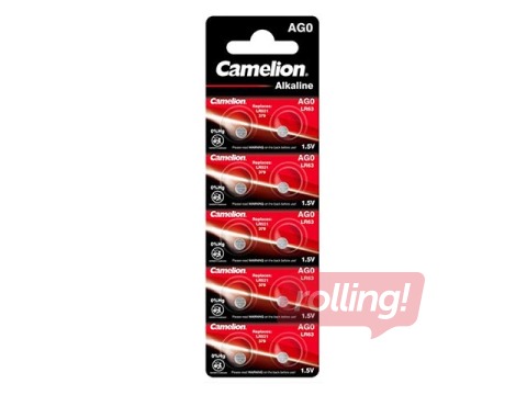 Baterijas Camelion AG0/LR521/379, 1.5V, 10 gab.