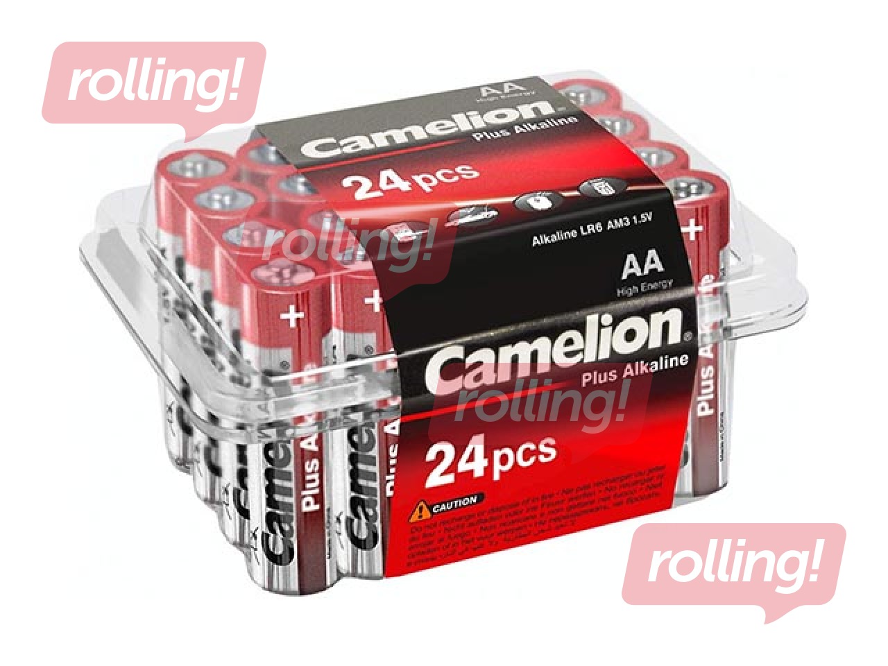 Baterijas Camelion Alkaline, AA B24, 1,5V, 24 gab.