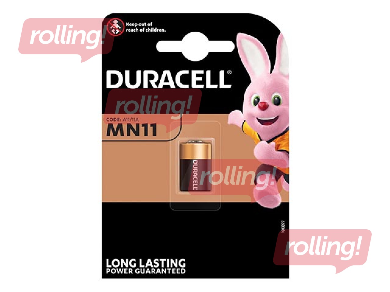 Baterija Duracell Alkaline MN11, 6V, 1 gab.