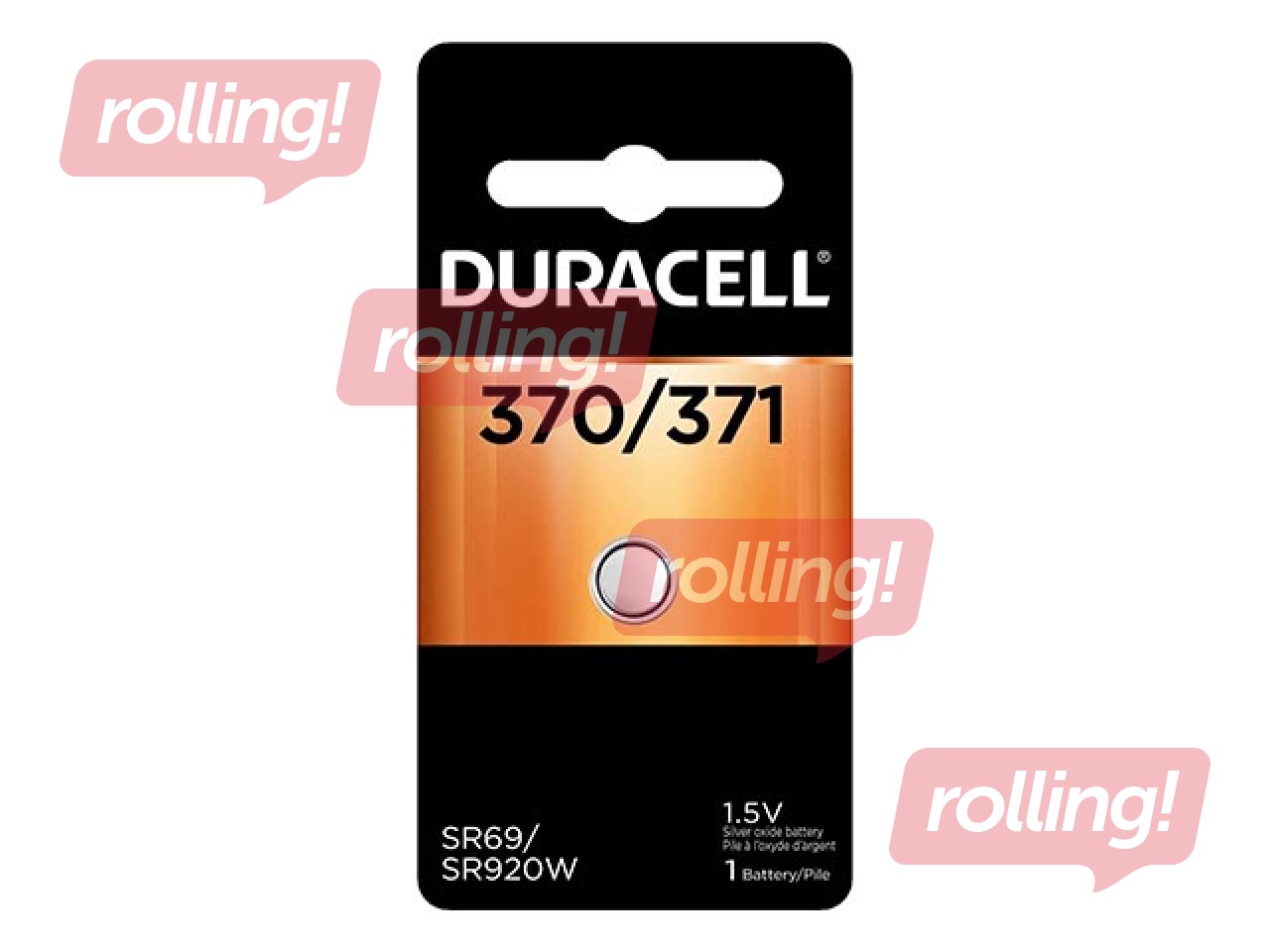 Baterija Duracell 371/310, 1.55V, 1 gab.