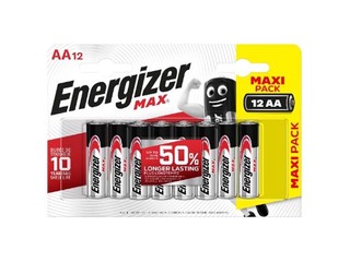 Baterijas Energizer MAX Alkaline, AA B12, 1.5V, 12 gab.