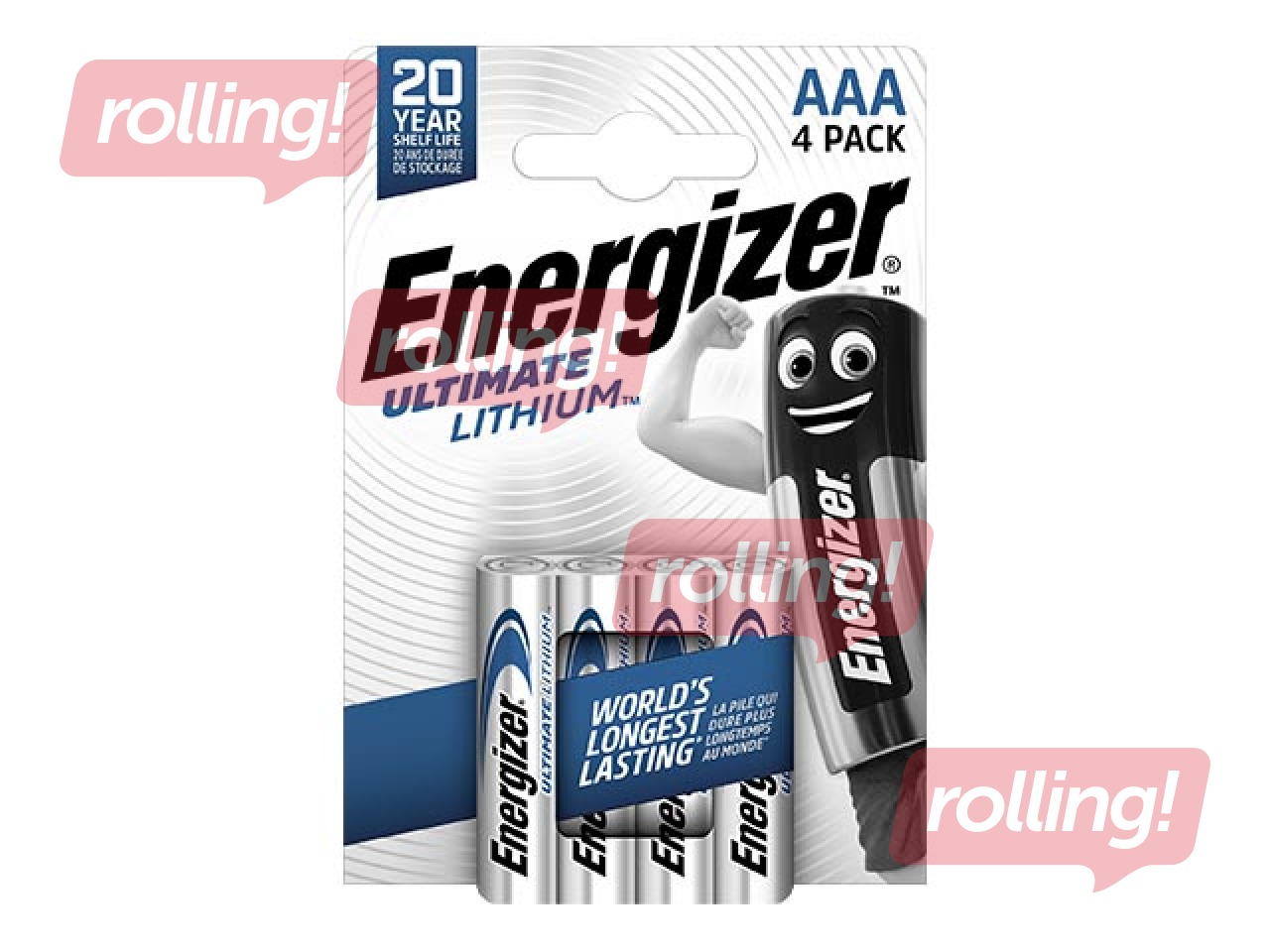 Baterijas Energizer Ultimate Lithium, AAA, (4gab)