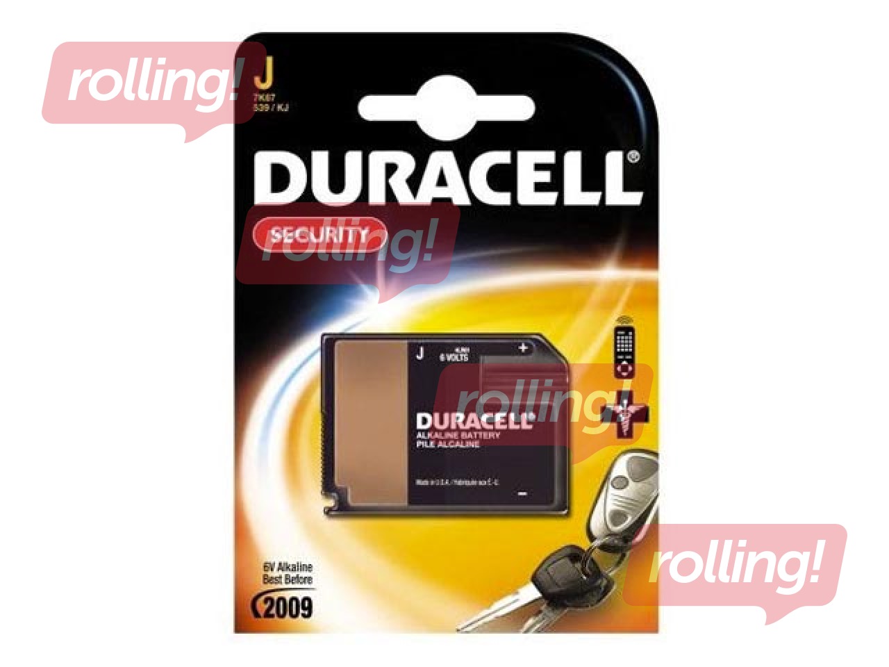 Baterija Duracell 7K67 / 4LR61, 6V
