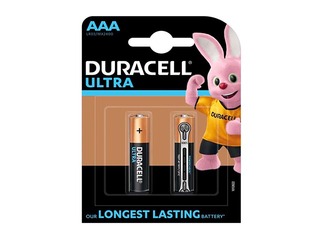 Baterijas Duracell Ultra, AAA, 1.5V, 2 gab.
