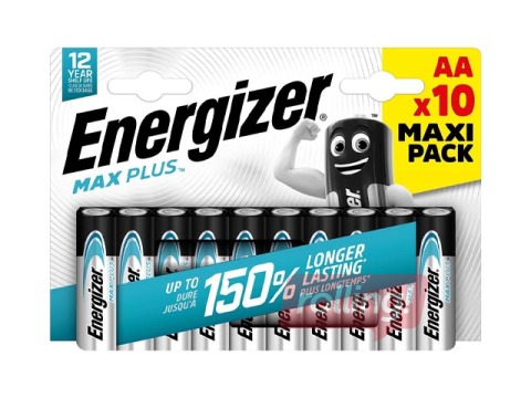 Baterijas Energizer, Max Plus, AA, 1.5V, 10 gab.