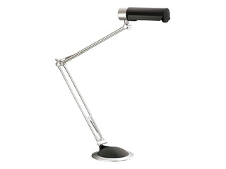 Galda lampa Alco, 988, sudraba/melna