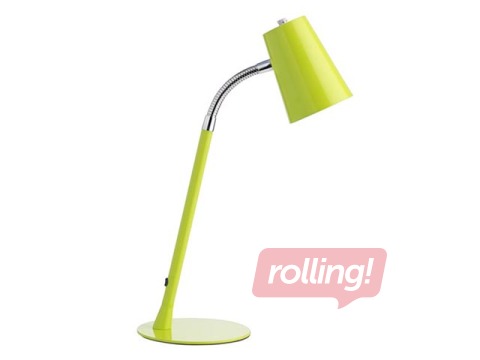 Galda lampa Unilux Flexio, gaiši zaļa