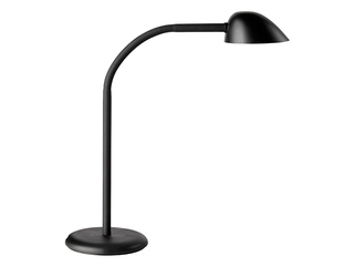 Galda lampa Unilux Easy ar USB lādētāja ligzdu, melna