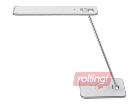 Galda lampa Unilux Jazz, LED ar USB portu un bezvada telefonu lādētāju