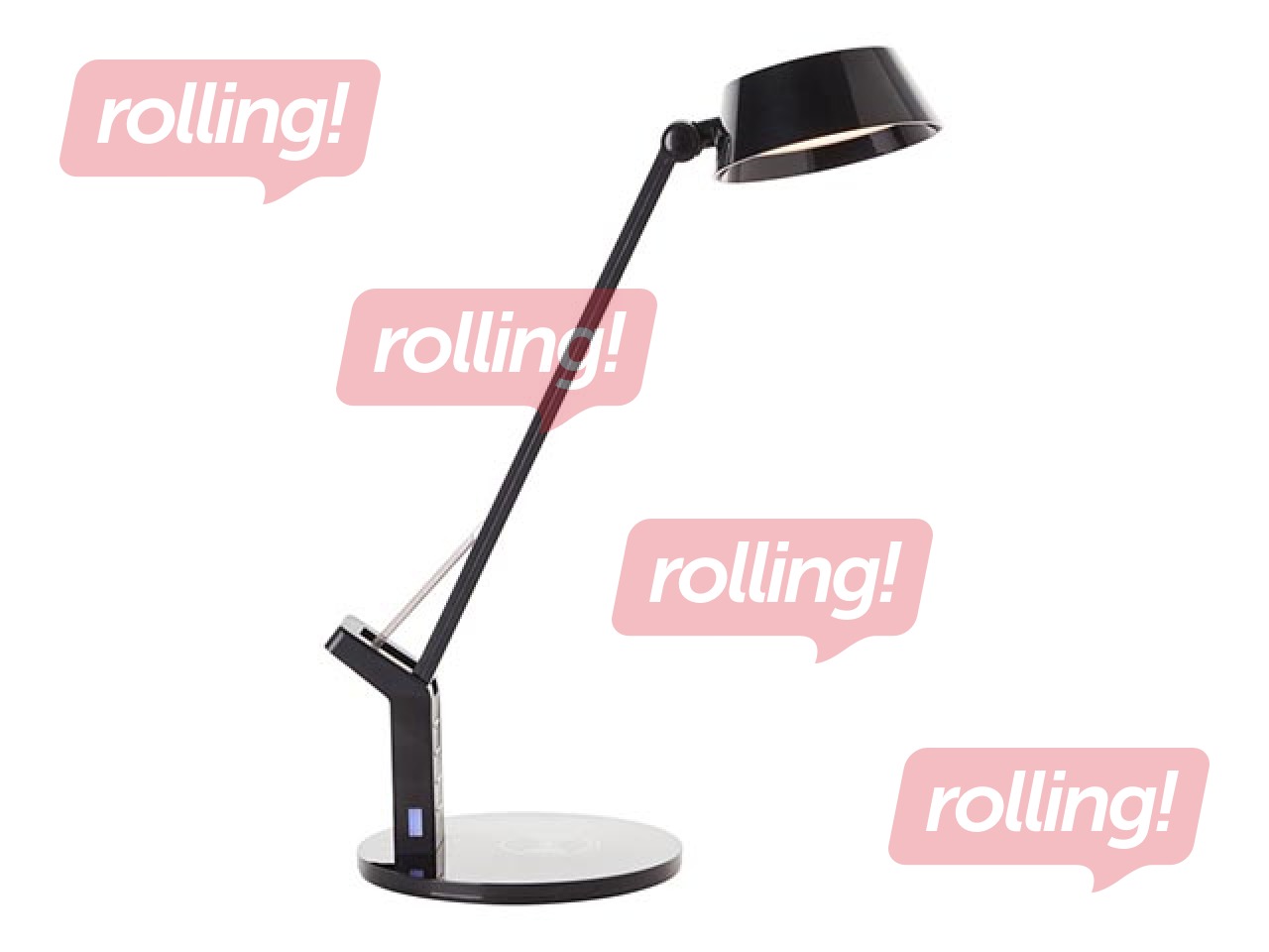 Galda lampa Kaila, melna