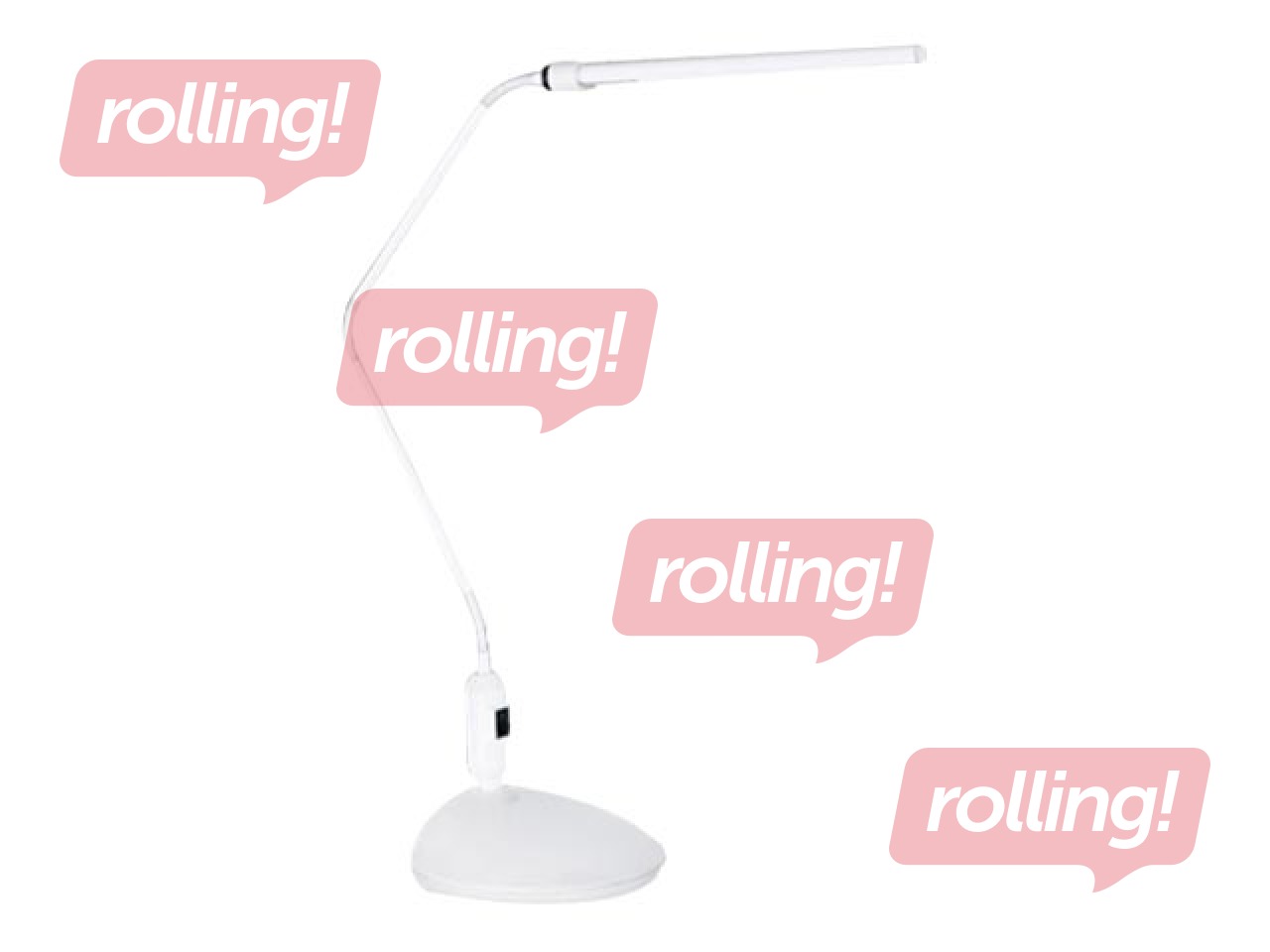 Galda lampa Vario, sudraba