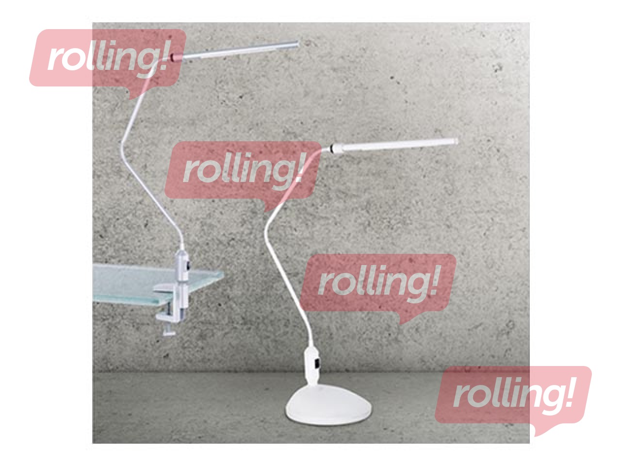 Galda lampa Vario, sudraba