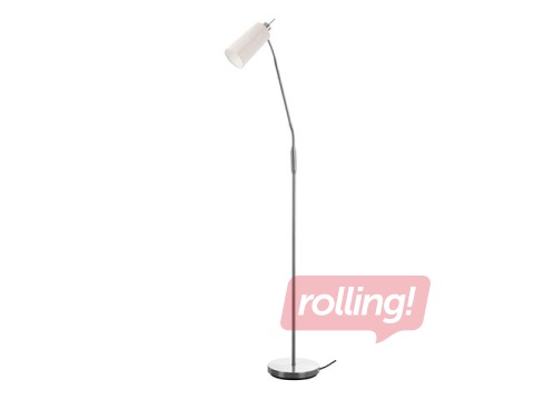 Stāvlampa Lee, mat.niķeļa/pelēka