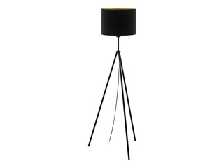 Stāvlampa Scigliati, melna/zelta