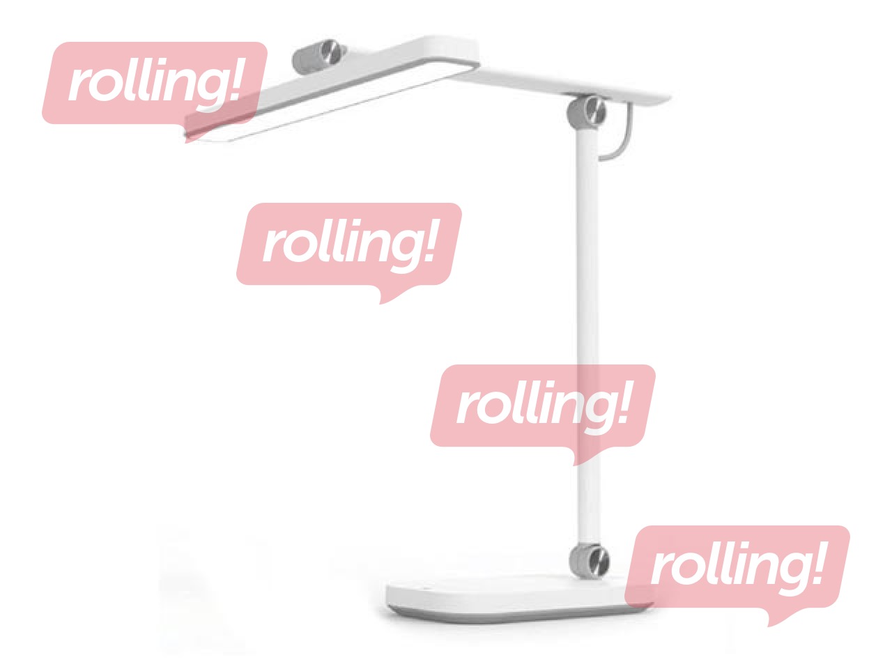 Galda lampa Pureline LED, balta