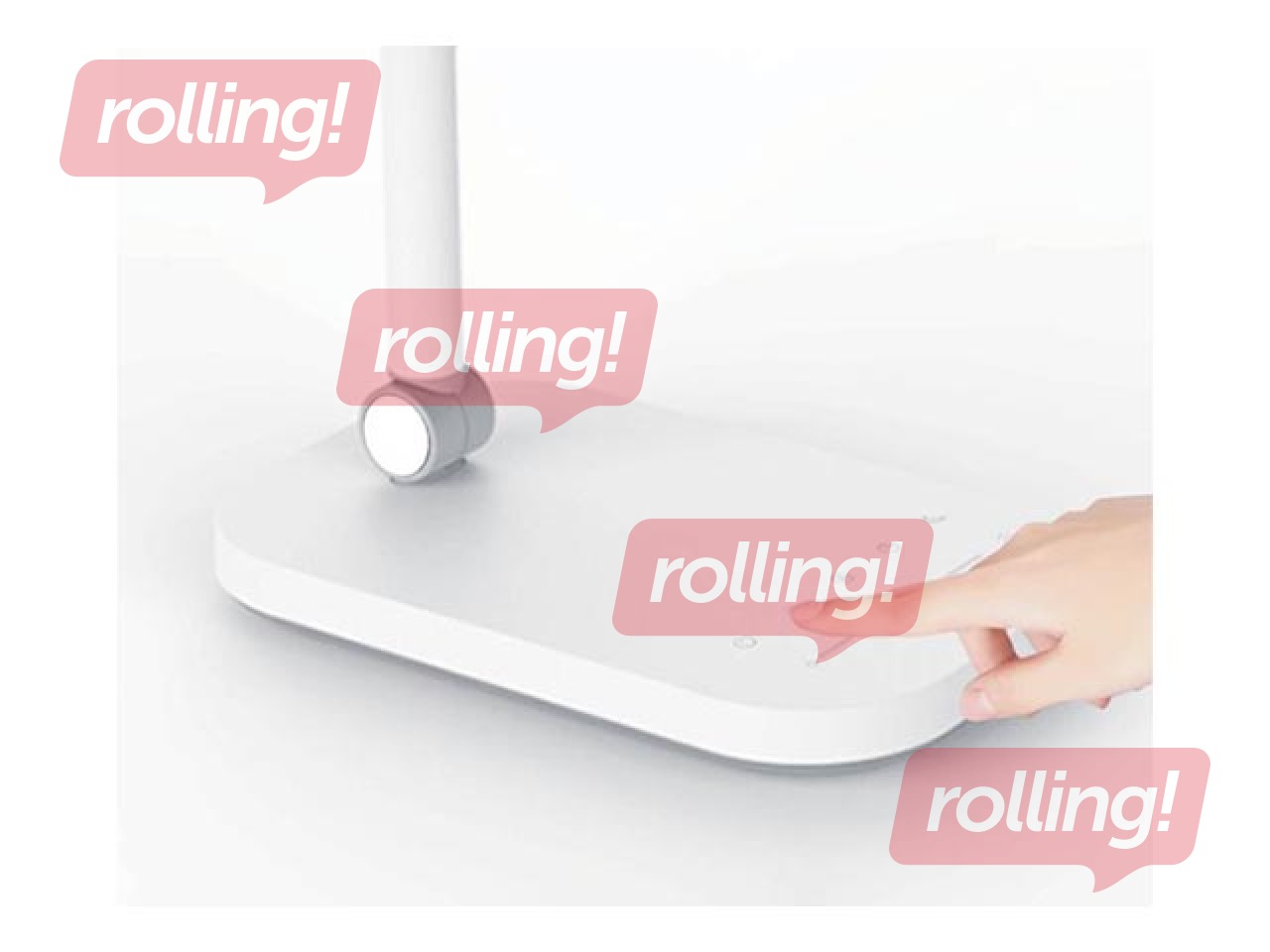 Galda lampa Pureline LED, balta