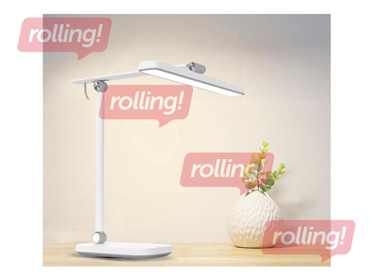 Galda lampa Pureline LED, balta